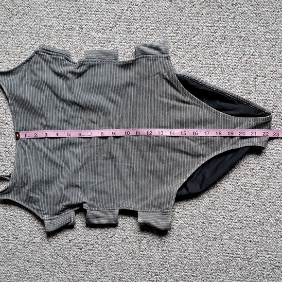 Shade & Shore metallic stripe side cutout one piece - Picture 11 of 11